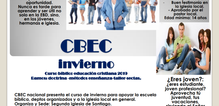 INVITACIÓN CBEC 2° IGLESIA SANTIAGO